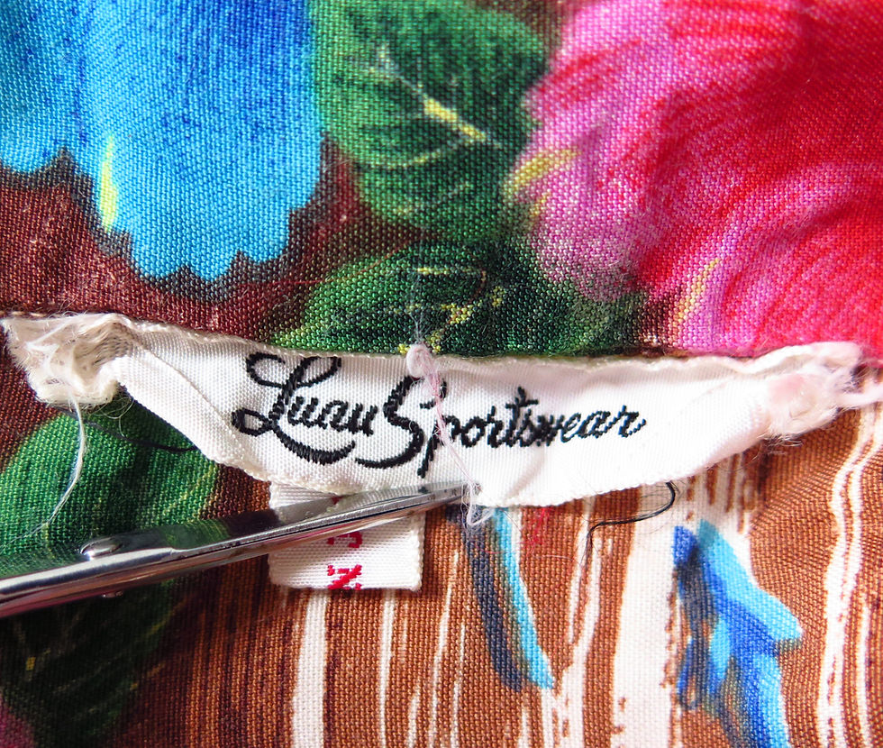 Thumbnail: Made In Japan 1940s Luan Sportswear Hawaiian Shirt