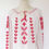 Thumbnail: Vintage 1970s Red Embroidered Peasant Blouse
