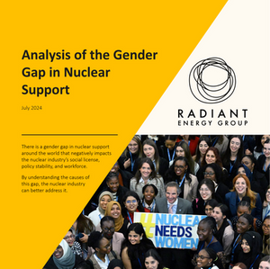 Analysis of the Gender Gap in Nuclear Support