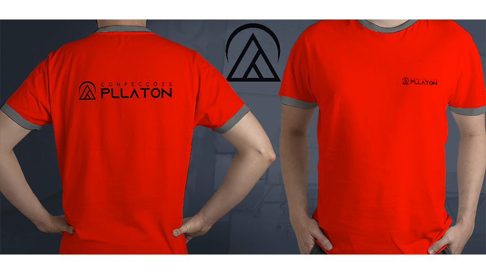 Miniatura: camiseta basica laranja personalizada