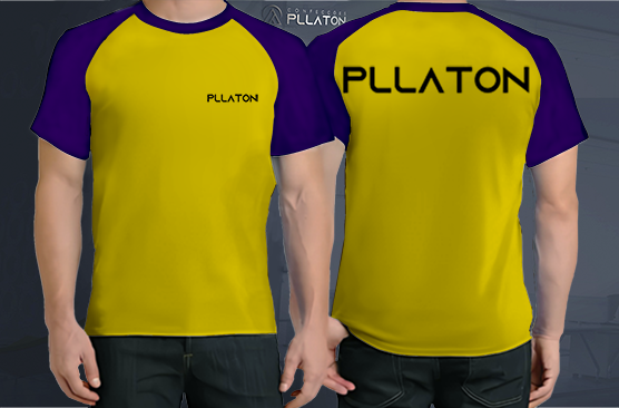 Miniatura: camiseta raglan amarela  personalizada