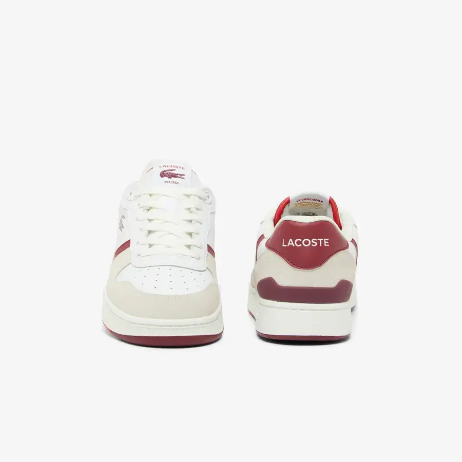 Thumbnail: Lacoste Men's T-Clip Set Leather Sneakers