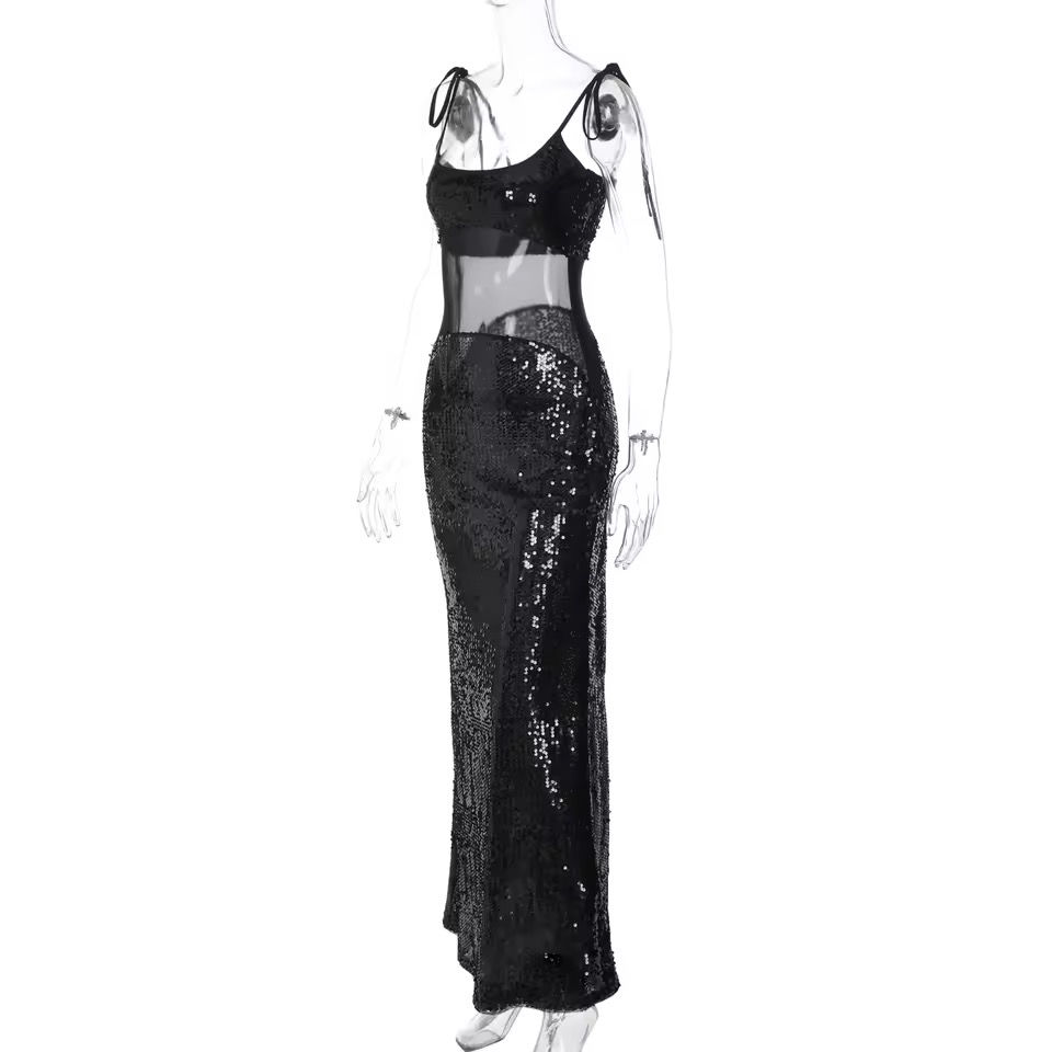 縮圖：Sequin Mesh Bodycon
