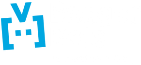 The blue and white logo of BadgerBots.