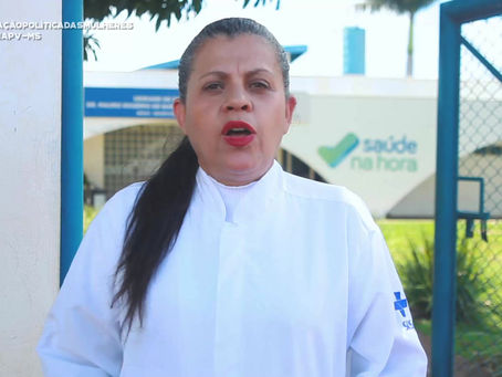 A enfermeira Ana Domingues quer que a voz da mulheres sejam ouvidas