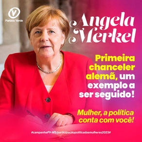 Angela Merkel, primeira chanceler alemã; um exemplo político a ser seguido 
