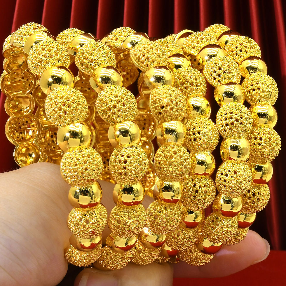 Thumbnail: 24k Bracelet femme africaine