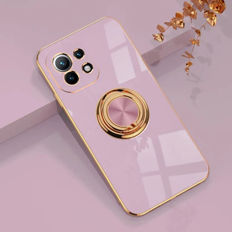Miniaturebillede: Luxury Plating Silicone Case for Xiaomi Mi 11 13 Lite 5G NE 11Lite Phone