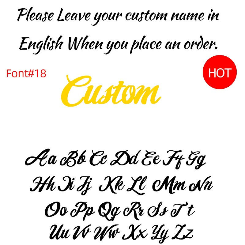 Thumbnail: Custom Name Bracelets 18k Gold Plated Bangles 