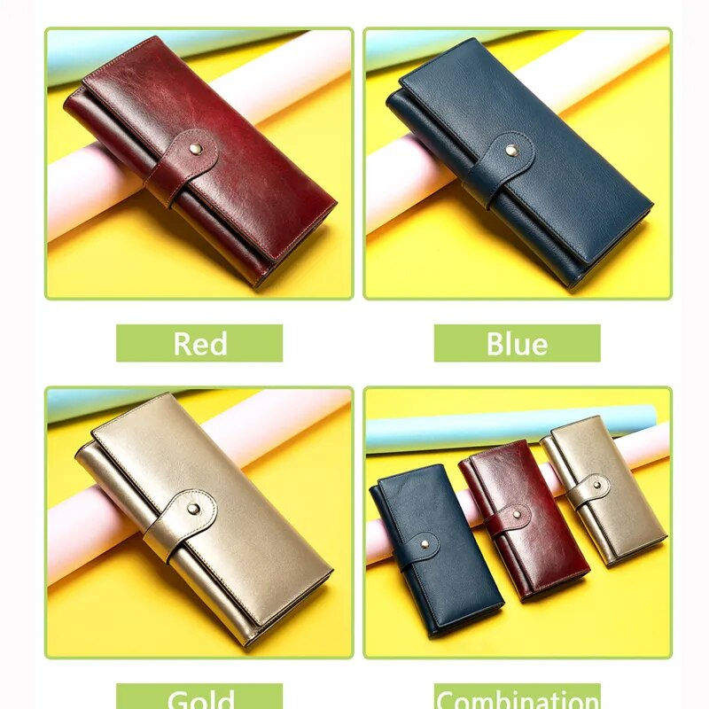 الصورة المصغرة: Genuine Leather Women's Wallet