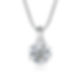 Moissanite Snowflake Pendant Necklace 100% 925 Sterling Silver 