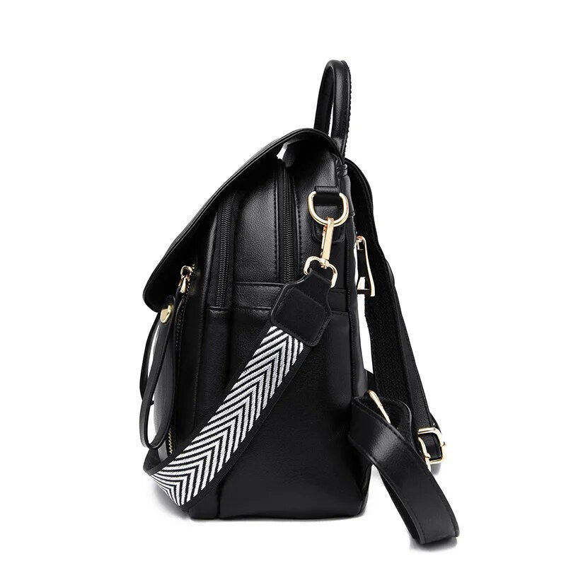 الصورة المصغرة: High-Quality Leather Backpack - Designer Luxury
