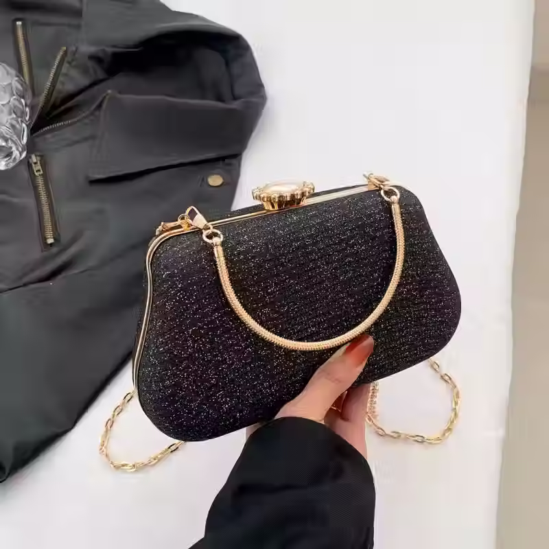 Glitter Clutch Evening Bag