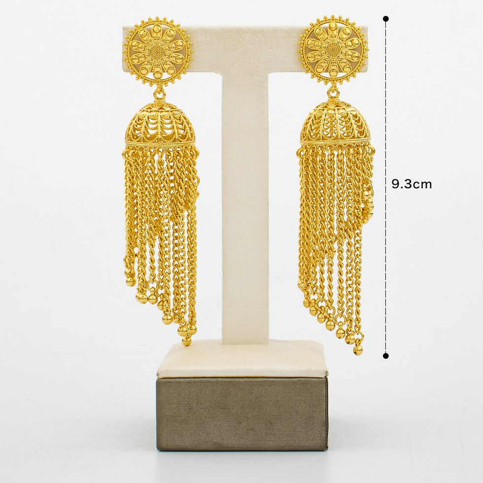 Miniatura:  Tassel/ Drop Earrings 18k Gold Colour