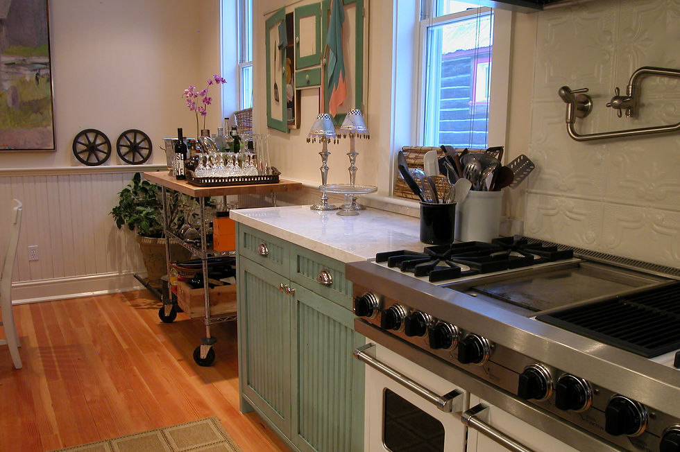 Beautiful Blue Kitchen