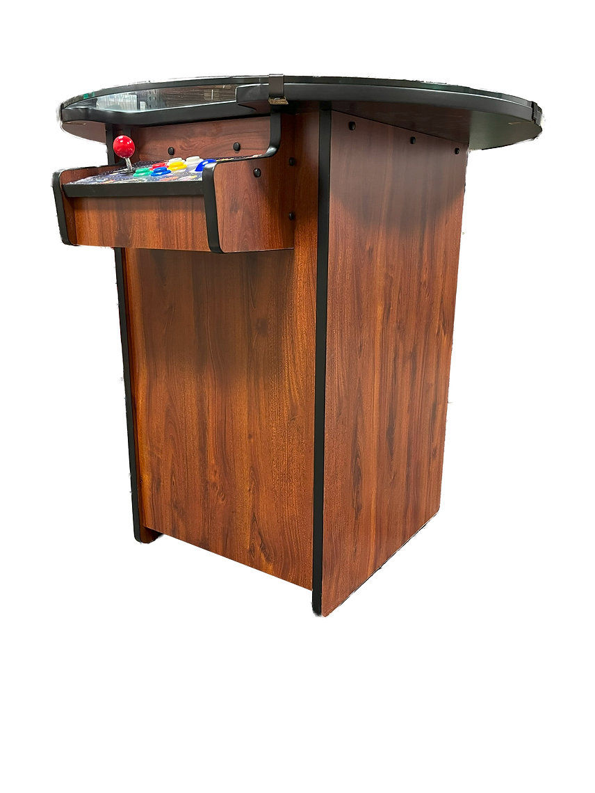 Thumbnail: Custom Tall Multicade Two-Sided Round Pub Cocktail Arcade!