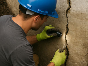 Réparation de fissure de fondation à Lanaudière et Laval. Injection polyuréthane, époxy et membrane extérieure. Licence RBQ. Soumission gratuite.