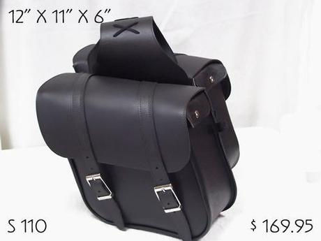 Thumbnail: S-110 Medium Throwover Saddlebags 12" x 11" x 6"