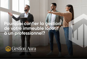Propriétaire d'immeuble locatif à Montréal confiant la gestion de son patrimoine immobilier à un professionnel de Gestion Aura