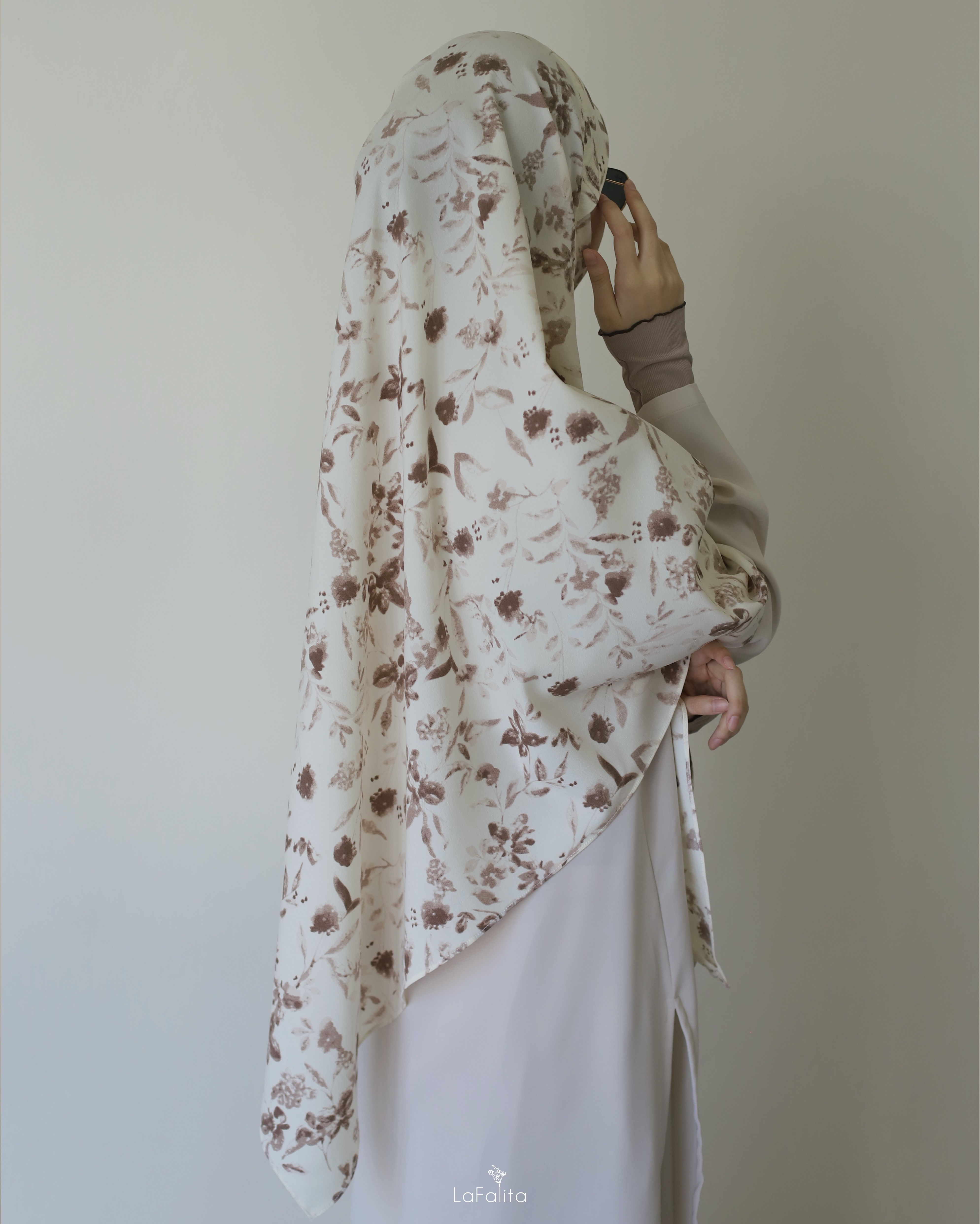 Once in a Wild Instant SQUARE HIJAB - Brown