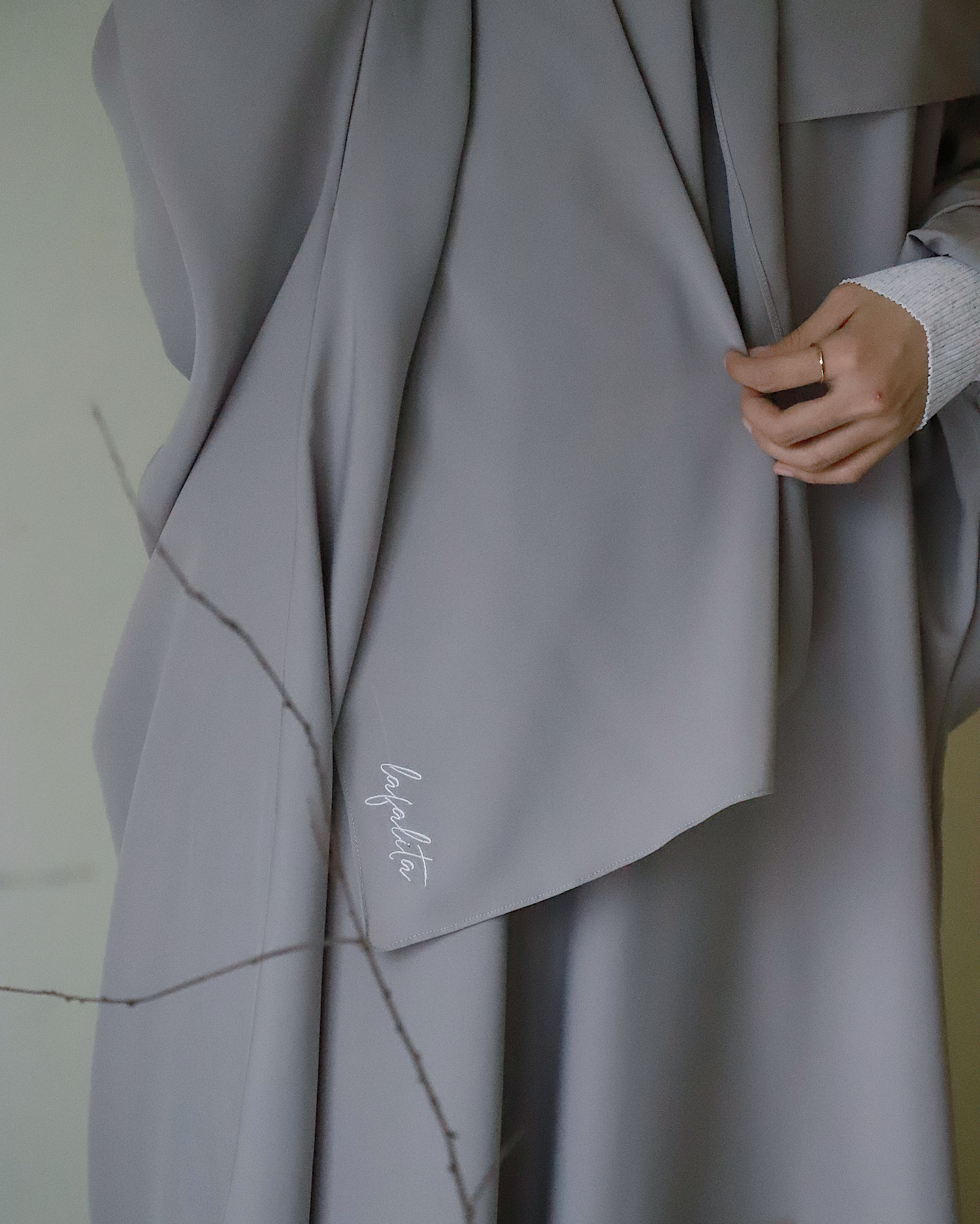 (PRE-ORDER) LA FA HIJAB - grey