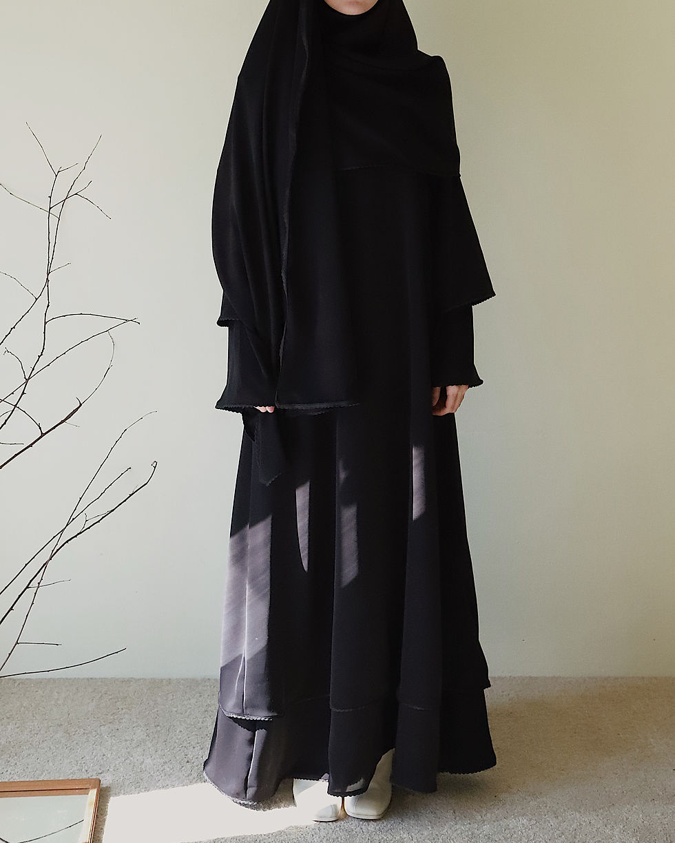 (PRE-ORDER) Dusk till Dawn ABAYA -Black