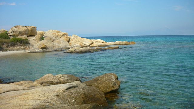 Bãi biển Karidi ở Halkidiki