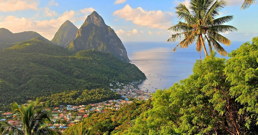 Saint Lucia được ví như Thiên đường xanh của Trái Đất