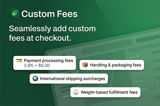 Custom Fees banner