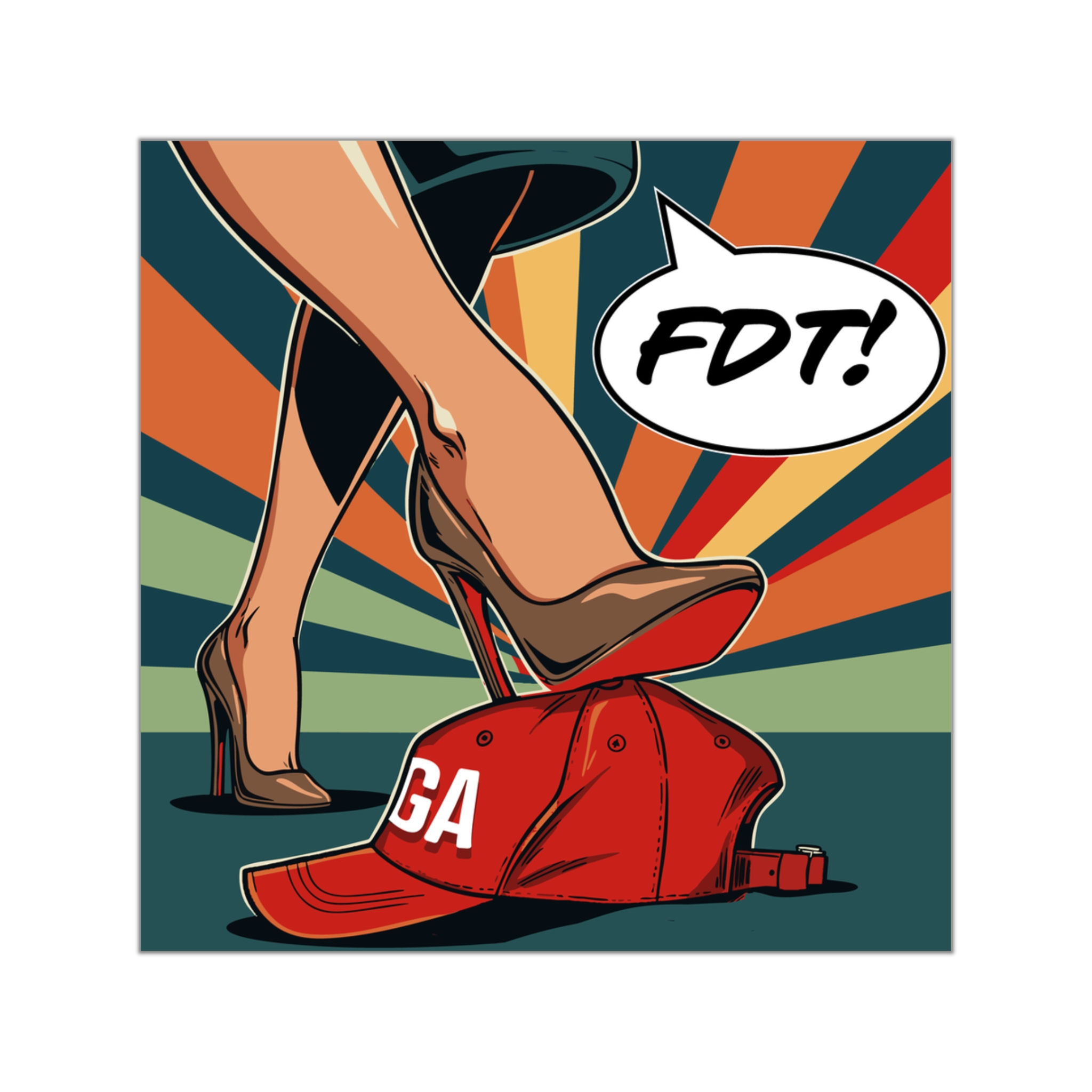 Step On It Vinyl Sticker 