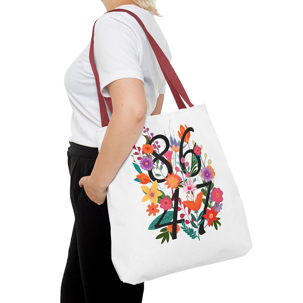 Thumbnail: Floral 8647 Tote Bag