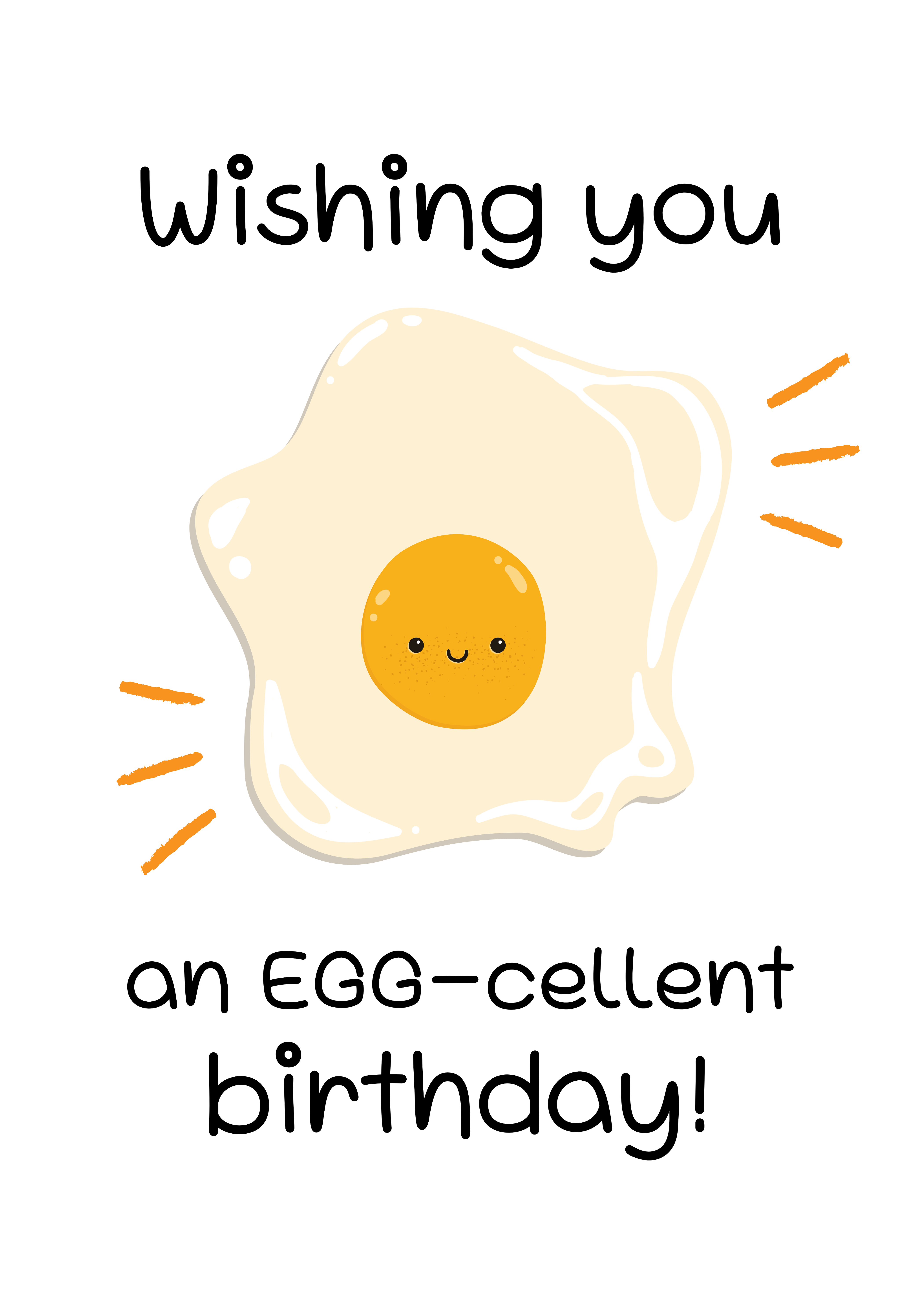 Wishing you an egg-cellent birthday!
