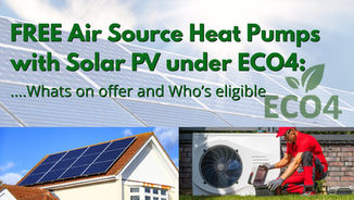 Free Air Source Heat Pumps and Solar PV