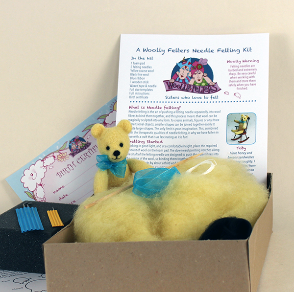 Thumbnail: Bear Buddy Needle Felting Kit