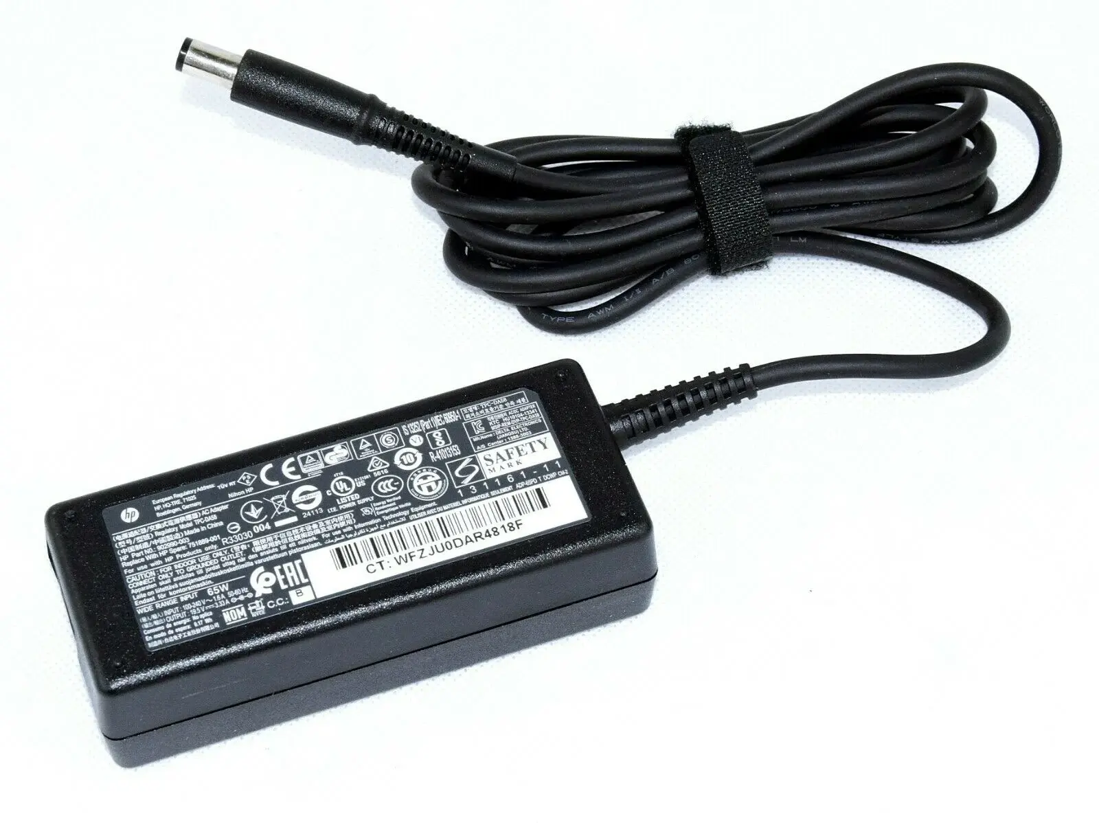 Carregador para Portátil HP 902990-003 19.5V 3.33A 65W