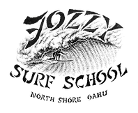 Fozzy Surf School Logo Surf Lessons North Shore