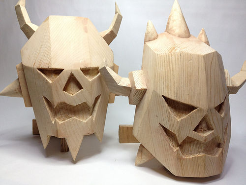 The Wood Signboard of Devilrobots