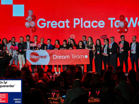 Edenred bir kez daha "Great Place To Work - Türkiye’nin en iyi işvereni" ünvanını aldı