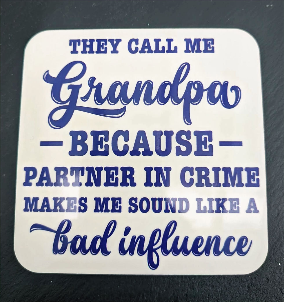 Grandpa, partner in crime magnet