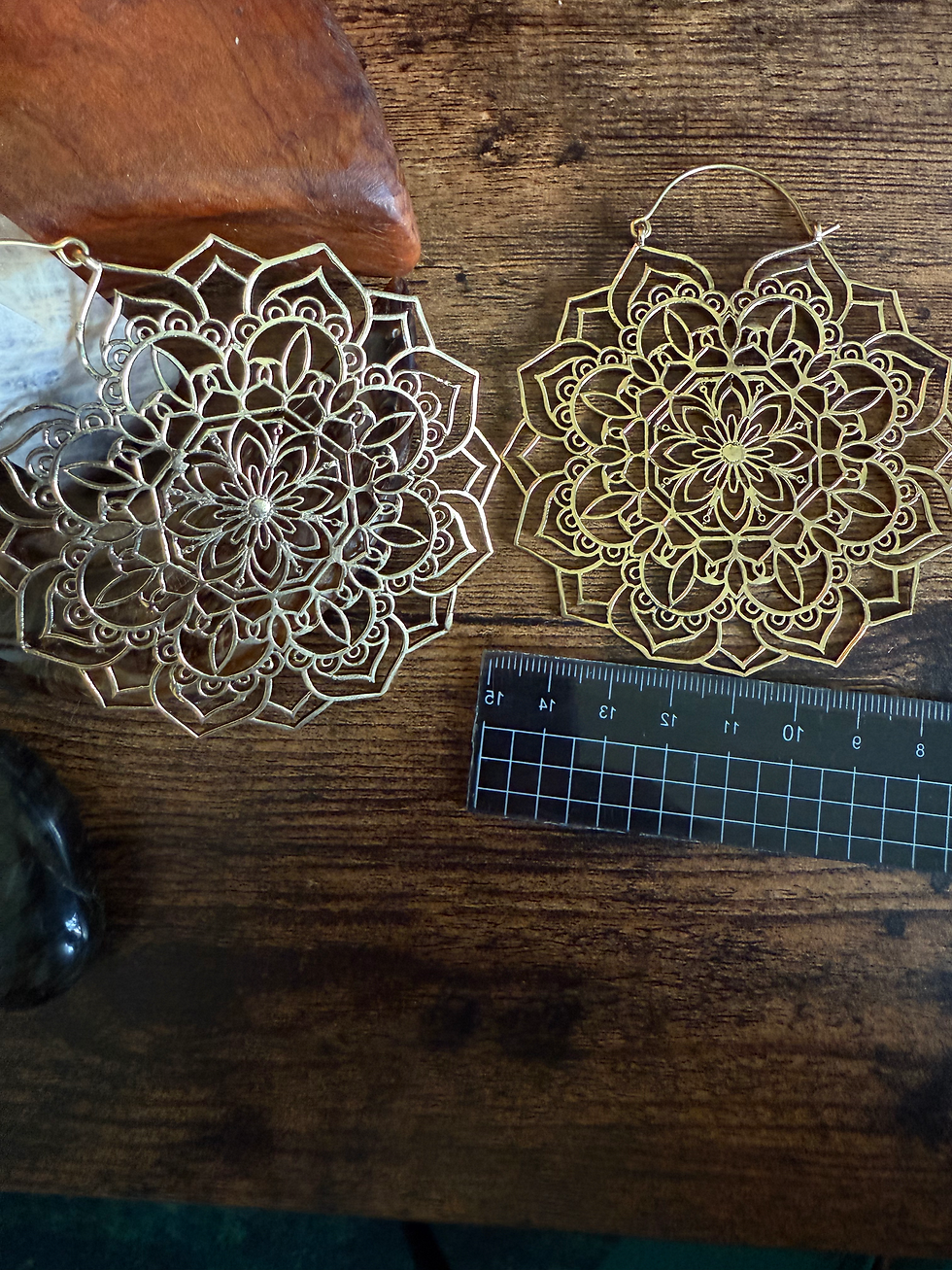 Thumbnail: XL Mandala Earrings