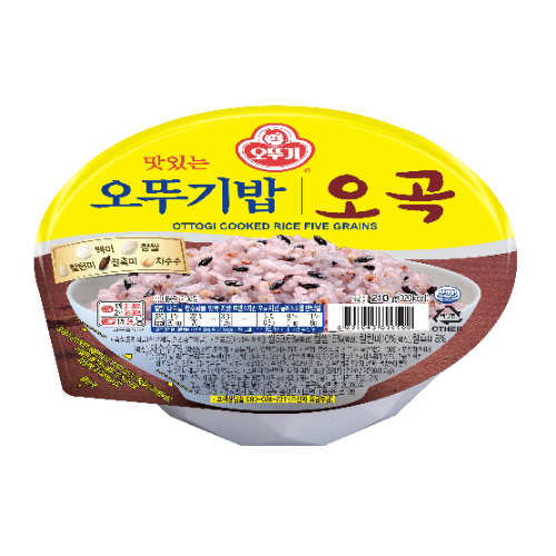 ZZ ARROZ COREANO COCINADO 5 GRANOS OTTOGI 210g
