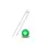 Thumbnail: DIP LED 2x3x4mm  Square Clear Type -  Green (Pack of 100)