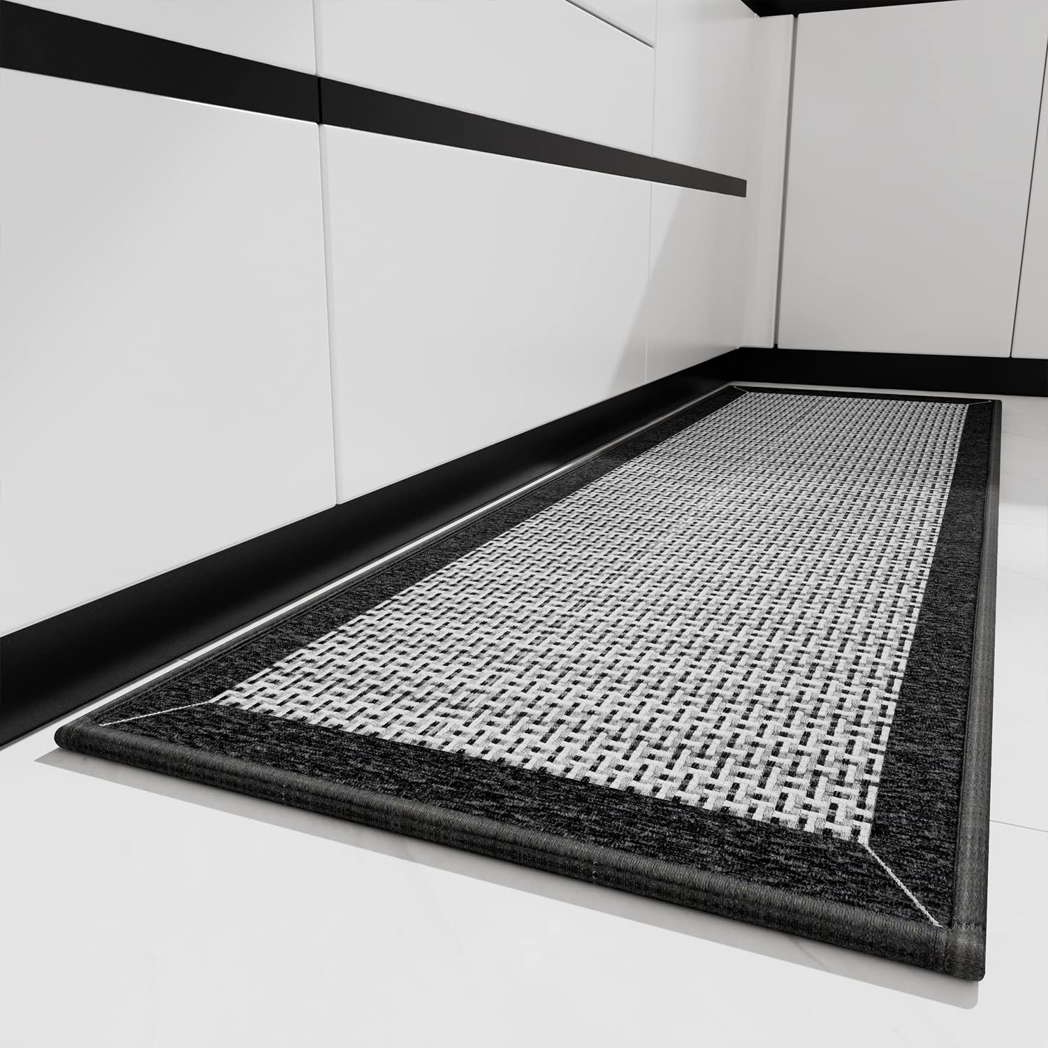 PADOOR Kitchen Mats for Floor Kitchen Rugs Non Slip Washable Rubber Backed Kitch