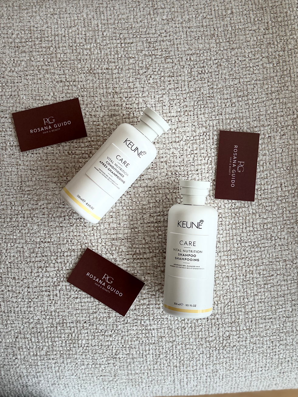 keune shampoo and hair treatment professional products
