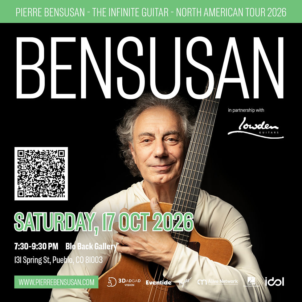 PIERRE BENSUSAN - THE INFINITE GUITAR TOUR 2026