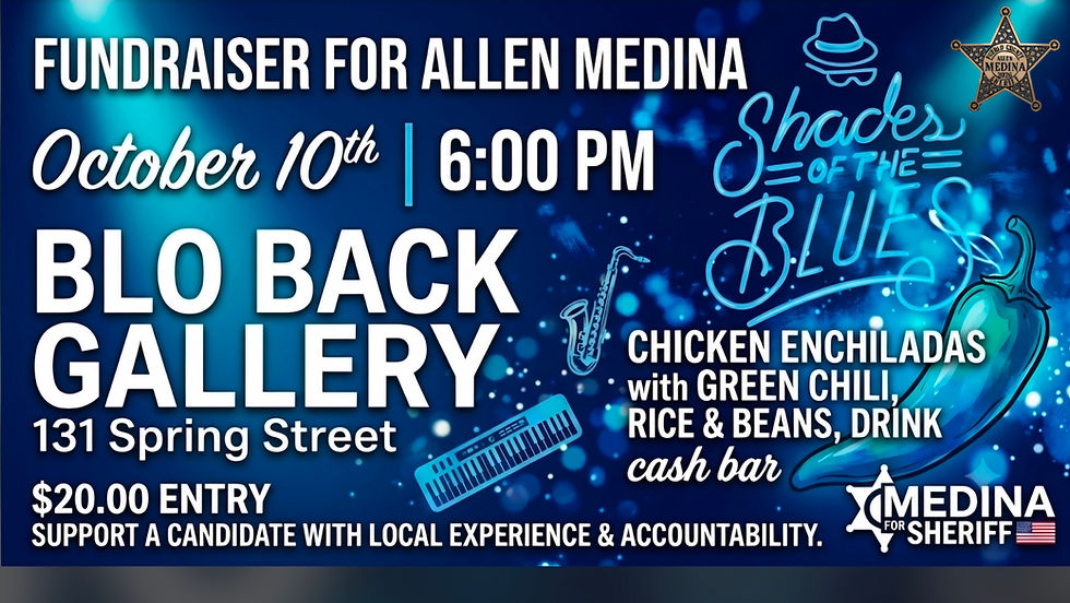 Fundraiser For Allen Medina, Candidate For Pueblo County Sheriff