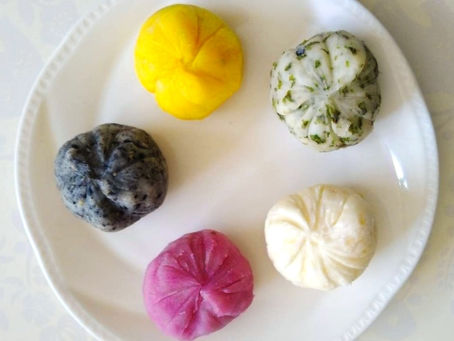 新じゃがの五色サラダ