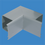 Thumbnail: CBT CLT/1 50 X 50MM INT ANGLE + LID GRY