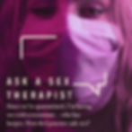 ask a sex therapist - eforia
