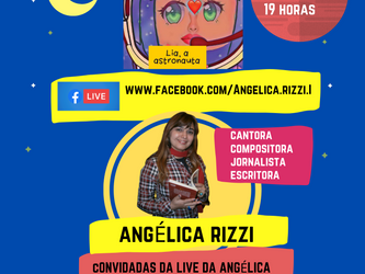 Angélica Rizzi lança livro em live no dia 13 de agosto